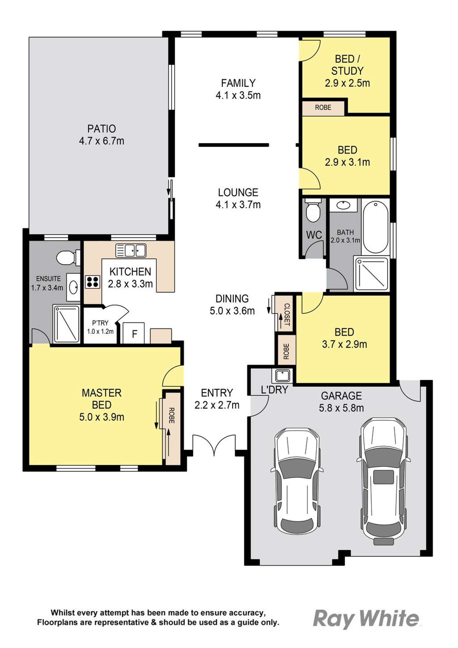 Floorplan of Homely house listing, 1 Brace Close, Bray Park QLD 4500