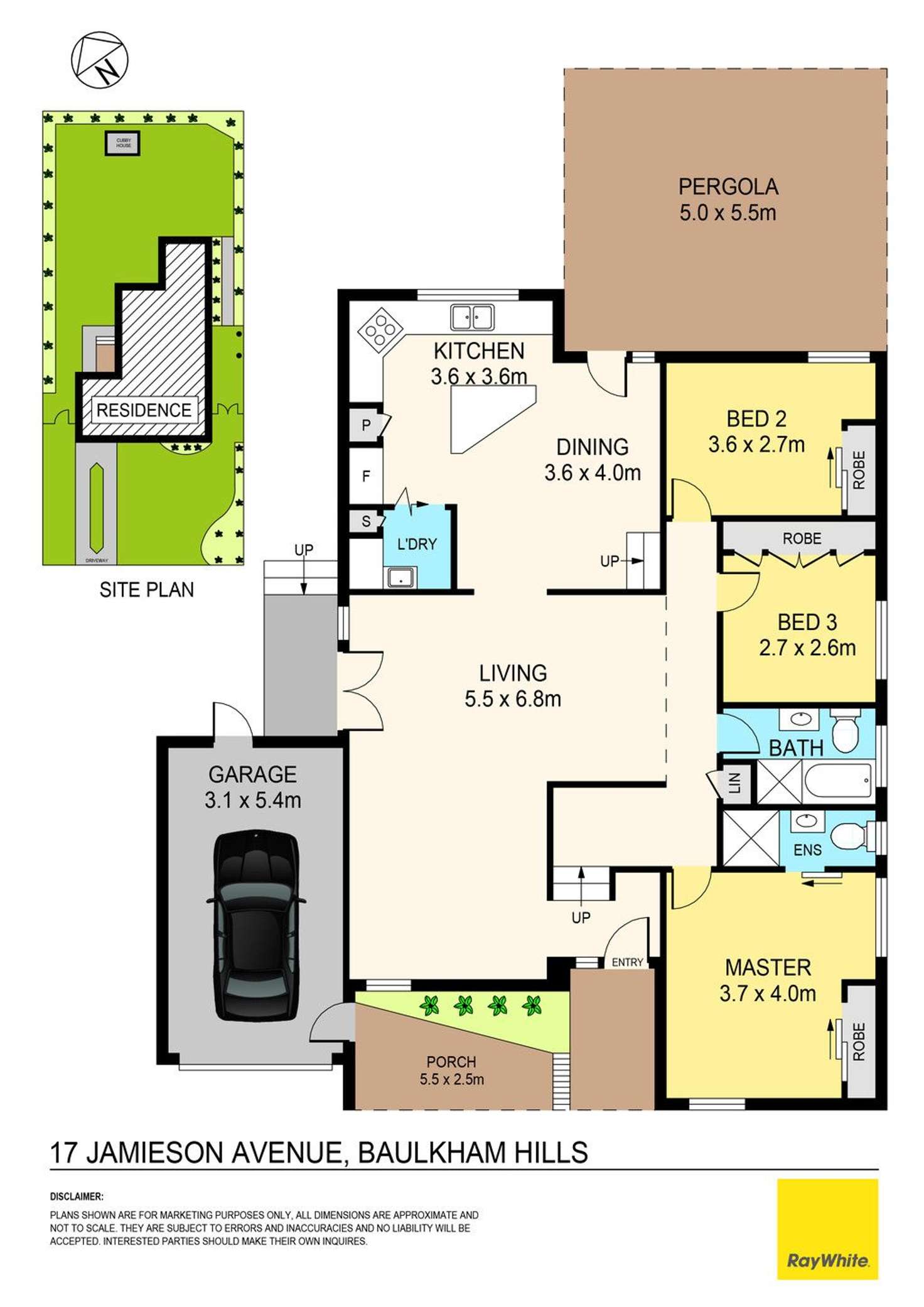 Floorplan of Homely house listing, 17 Jamieson Avenue, Baulkham Hills NSW 2153