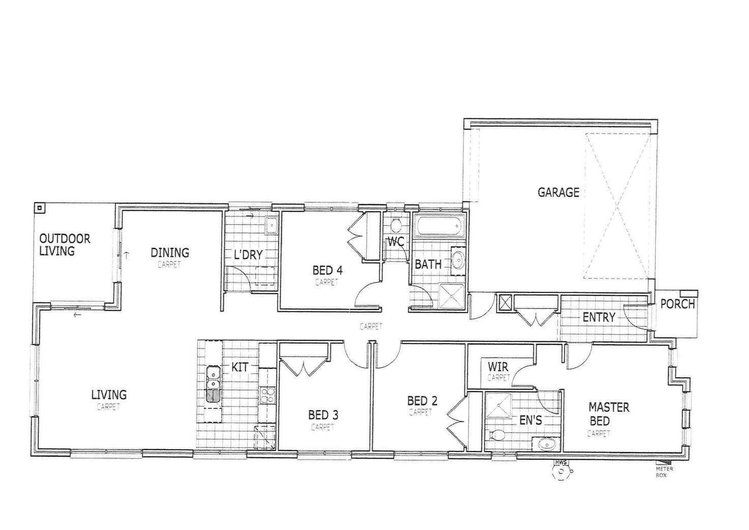 Floorplan of Homely house listing, 6 Silverstone Court, Oxenford QLD 4210