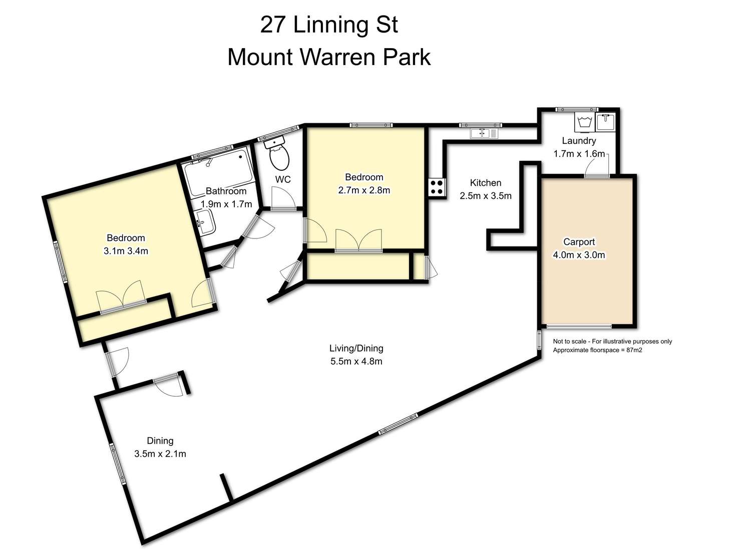 Floorplan of Homely house listing, 27 Linning Street, Mount Warren Park QLD 4207