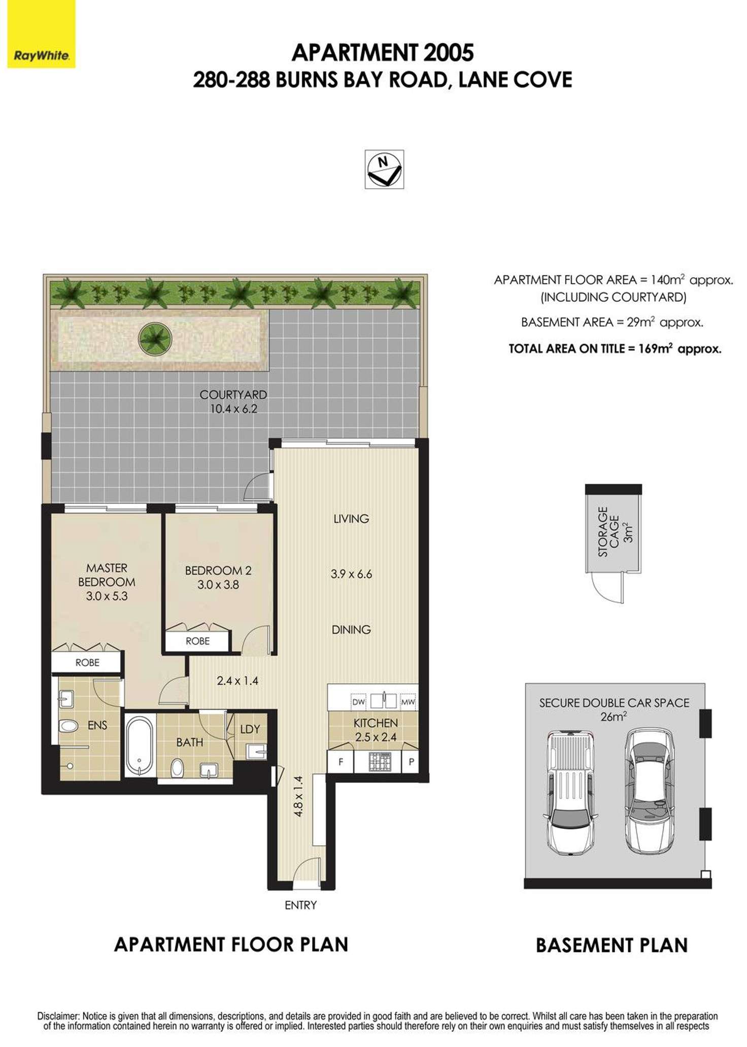 Floorplan of Homely apartment listing, 2005/288 Burns Bay Road, Lane Cove NSW 2066