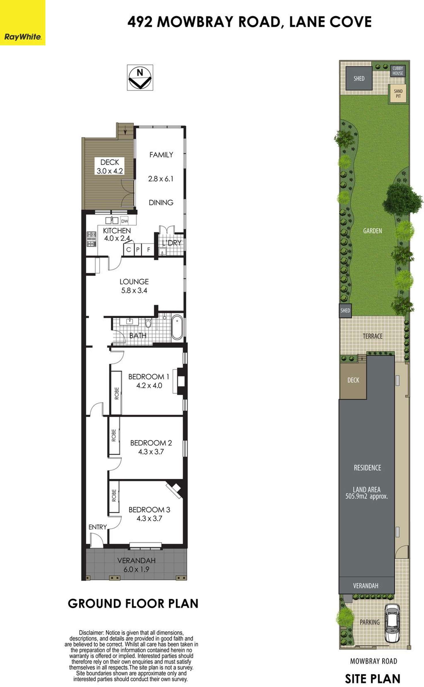 Floorplan of Homely house listing, 492 Mowbray Road, Lane Cove NSW 2066