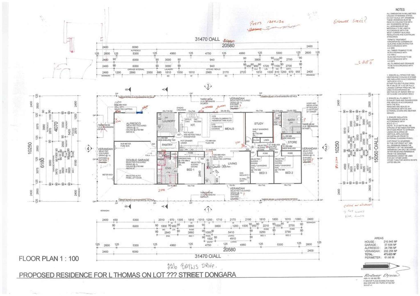 Floorplan of Homely house listing, 5 Bayliss Road, Dongara WA 6525