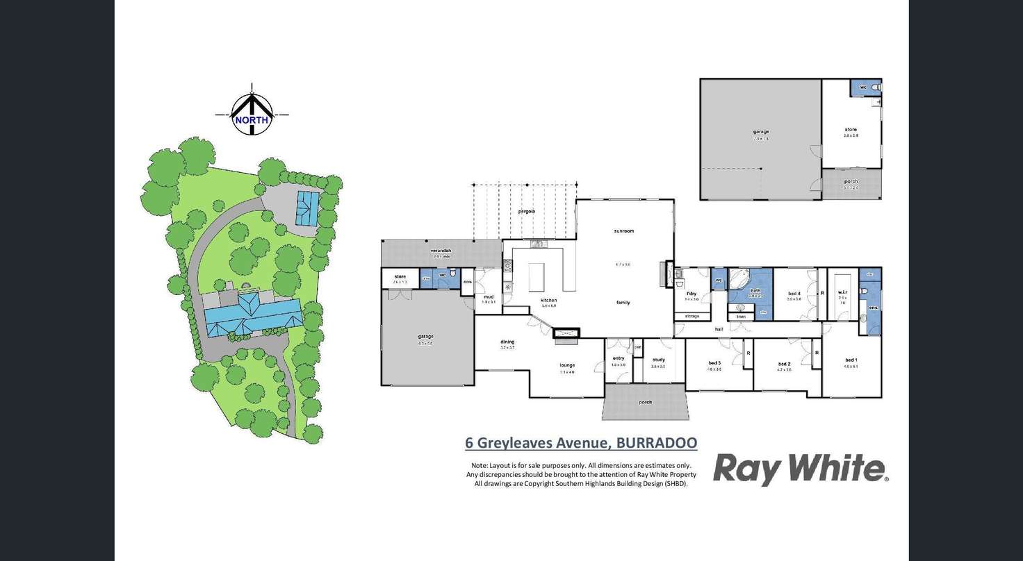 Floorplan of Homely house listing, 6 Greyleaves Avenue, Burradoo NSW 2576