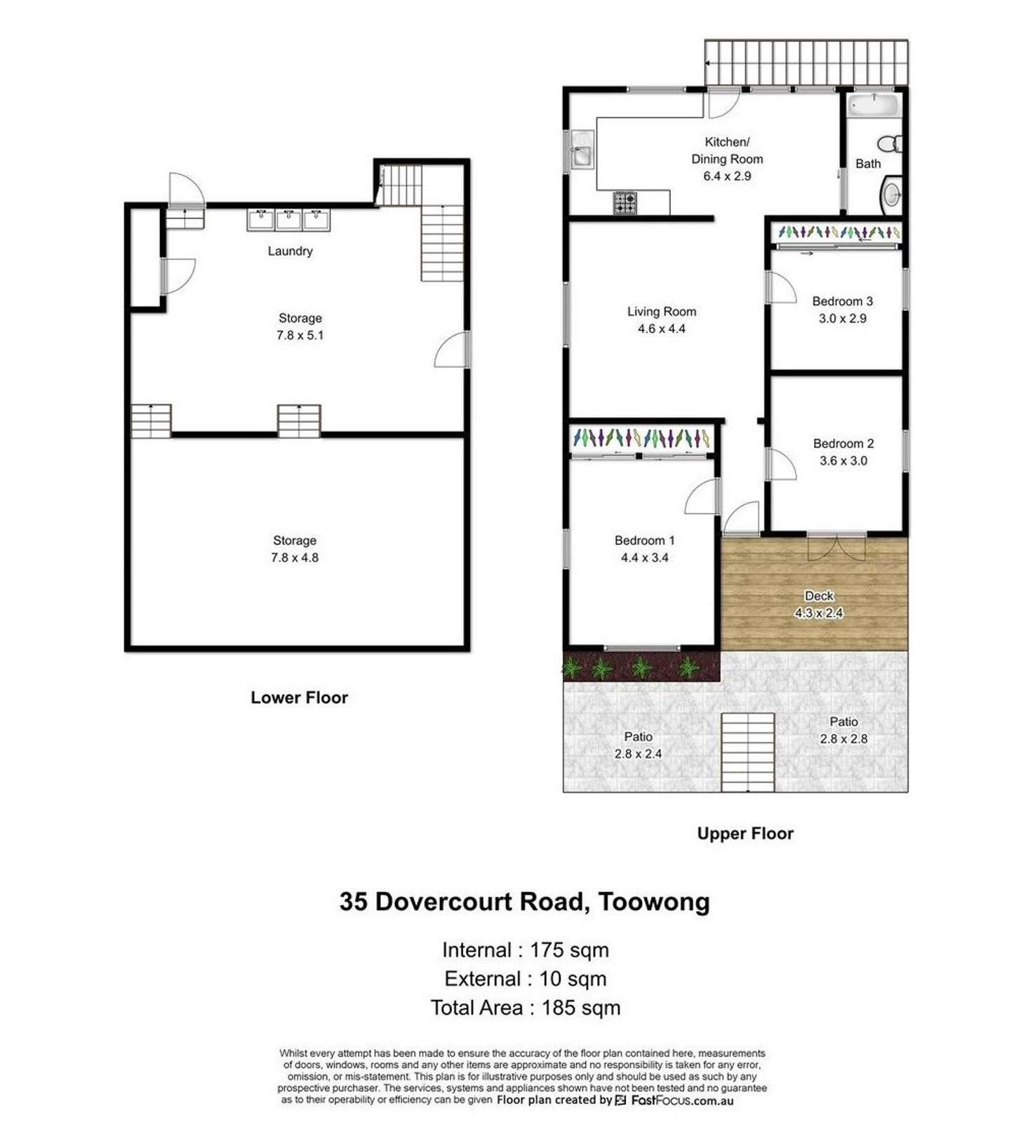 Floorplan of Homely house listing, 35 Dovercourt Road, Toowong QLD 4066
