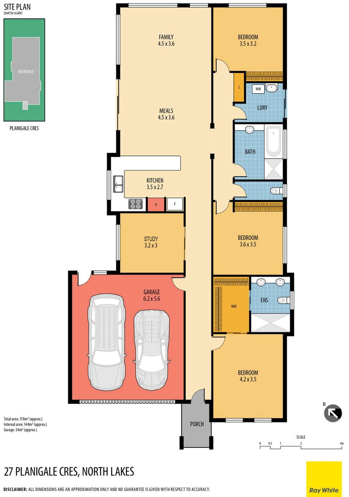 Floorplan of Homely house listing, 27 Planigale Crescent, North Lakes QLD 4509