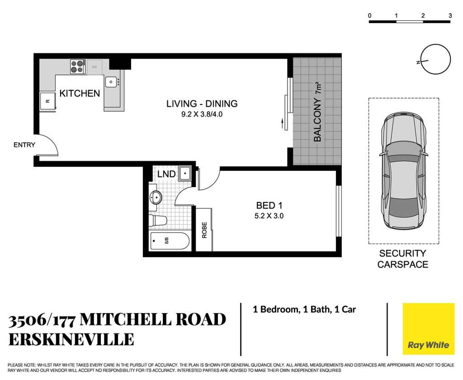 Floorplan of Homely apartment listing, 3506/177-219 Mitchell Road, Erskineville NSW 2043
