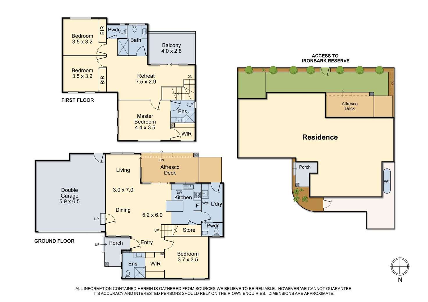 Floorplan of Homely townhouse listing, 3/17 Scarlet Ash Drive, Templestowe Lower VIC 3107