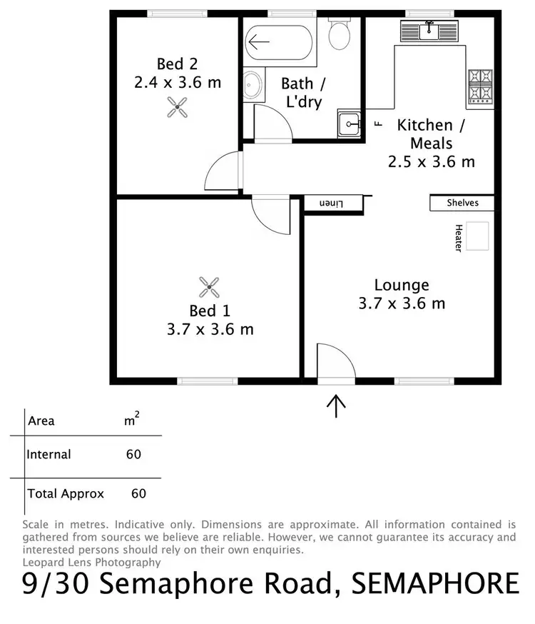 Floorplan of Homely unit listing, 9/30 Semaphore Road, Semaphore SA 5019