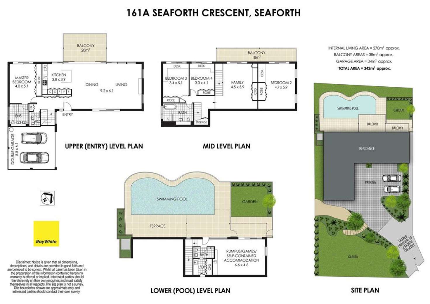 Floorplan of Homely house listing, 161A Seaforth Crescent, Seaforth NSW 2092