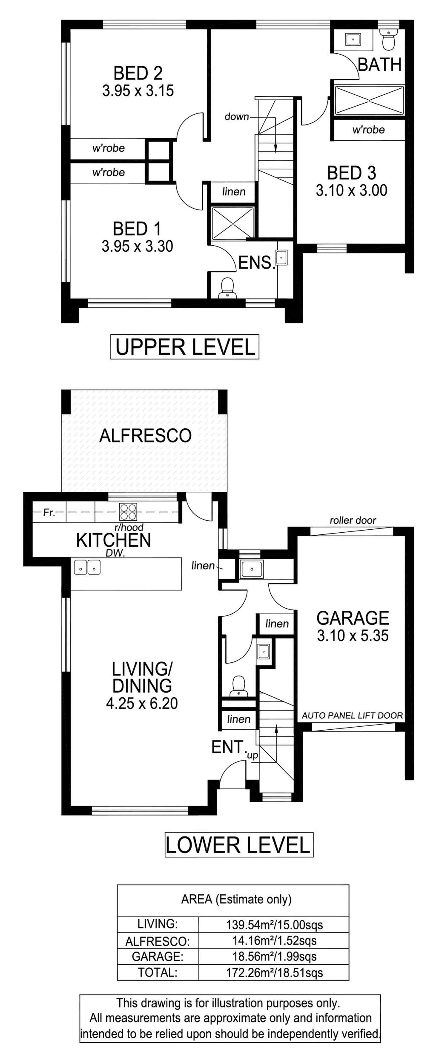 Floorplan of Homely townhouse listing, 1C Turner Avenue, Plympton SA 5038