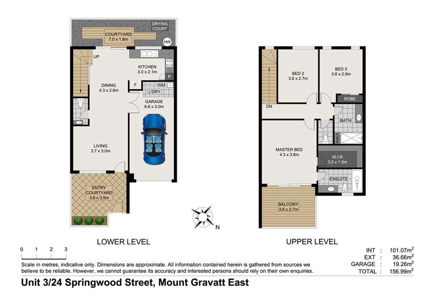 Floorplan of Homely townhouse listing, 3/24 Springwood Street, Mount Gravatt East QLD 4122