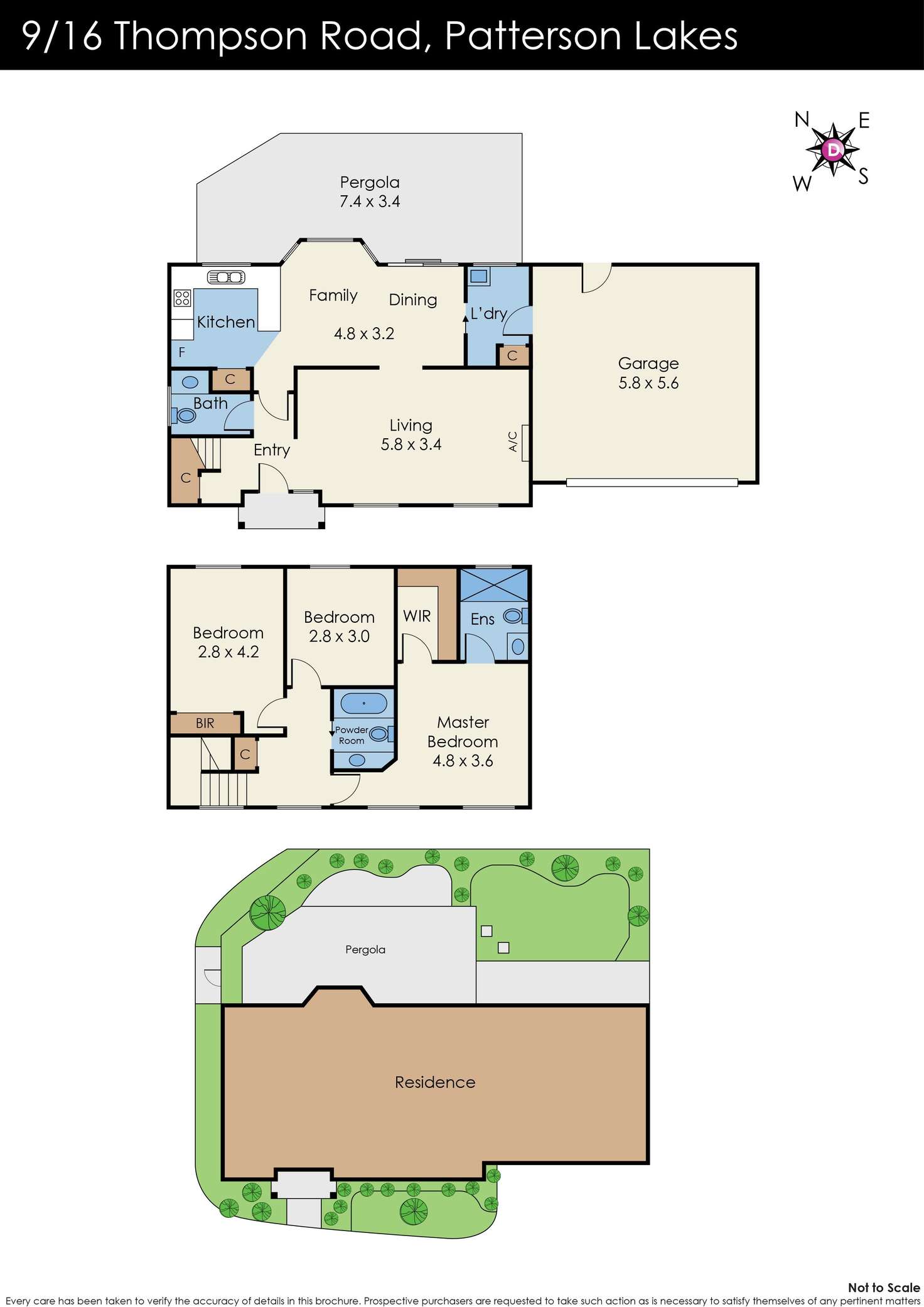 Floorplan of Homely house listing, 9/16 Thompson Road, Patterson Lakes VIC 3197