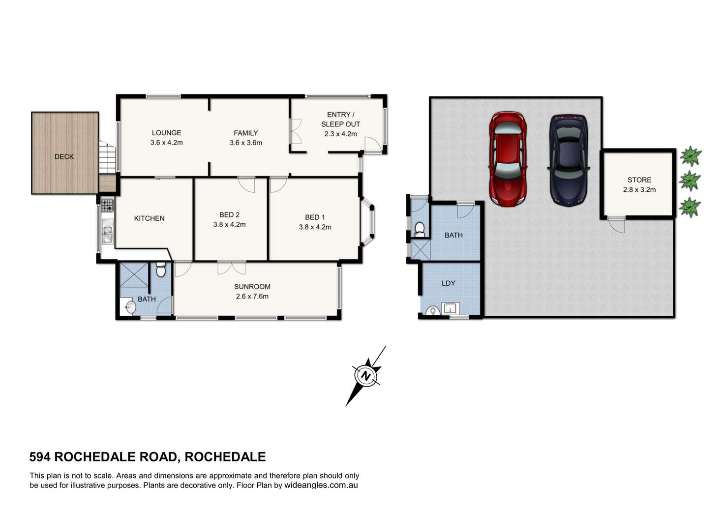 Floorplan of Homely house listing, 594 Rochedale Road, Rochedale QLD 4123