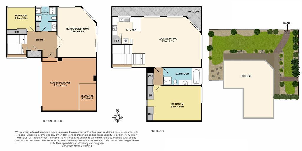Floorplan of Homely townhouse listing, 1/711 Nepean Highway, Carrum VIC 3197