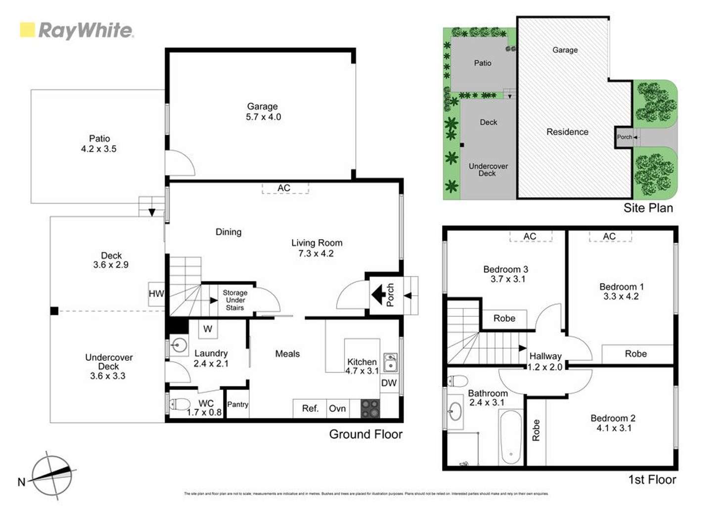 Floorplan of Homely townhouse listing, 2/1 Clapham Road, Hughesdale VIC 3166