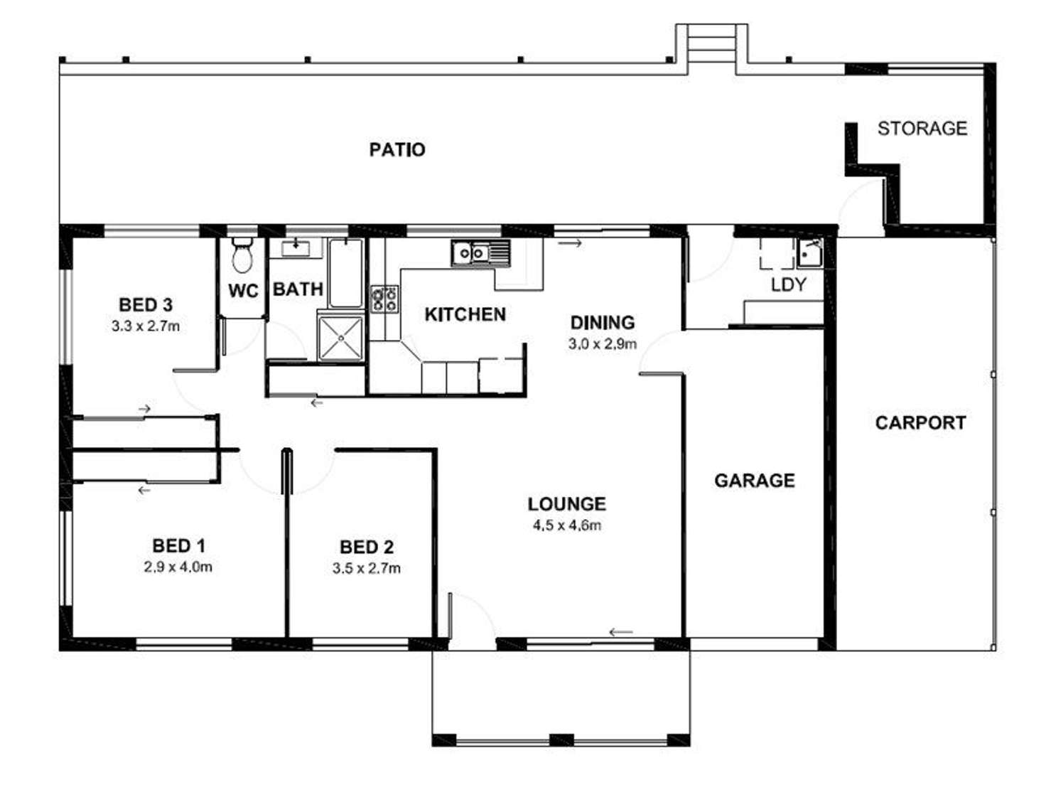 Floorplan of Homely house listing, 28 Drysdale Avenue, Collingwood Park QLD 4301