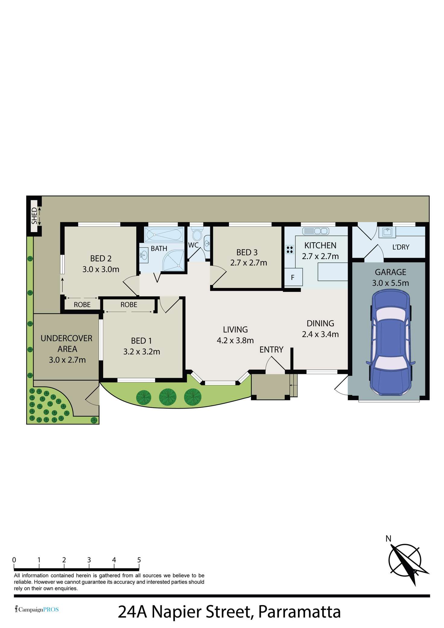 Floorplan of Homely other listing, 24A Napier Street, Parramatta NSW 2150