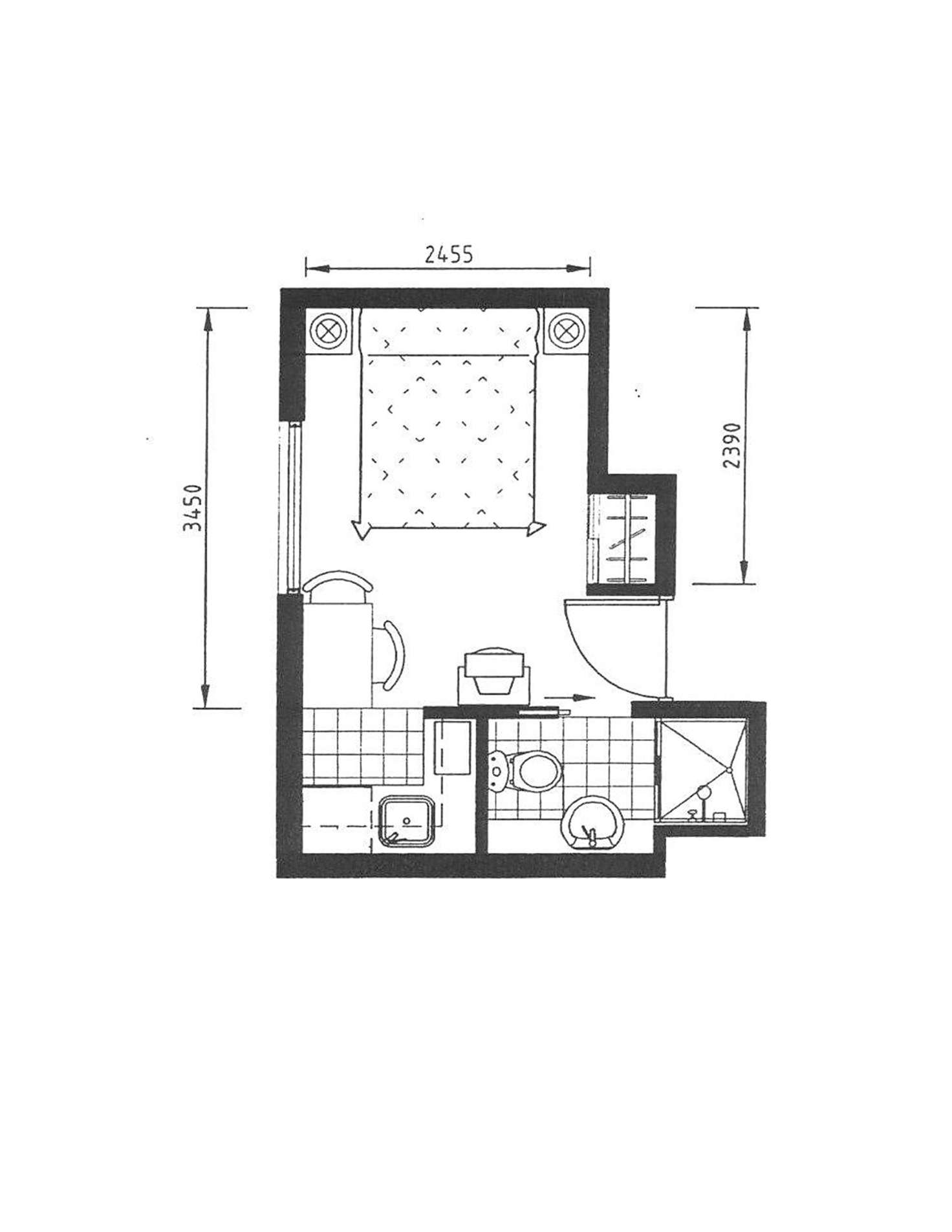 Floorplan of Homely apartment listing, 3518/488 Swanston Street, Carlton VIC 3053