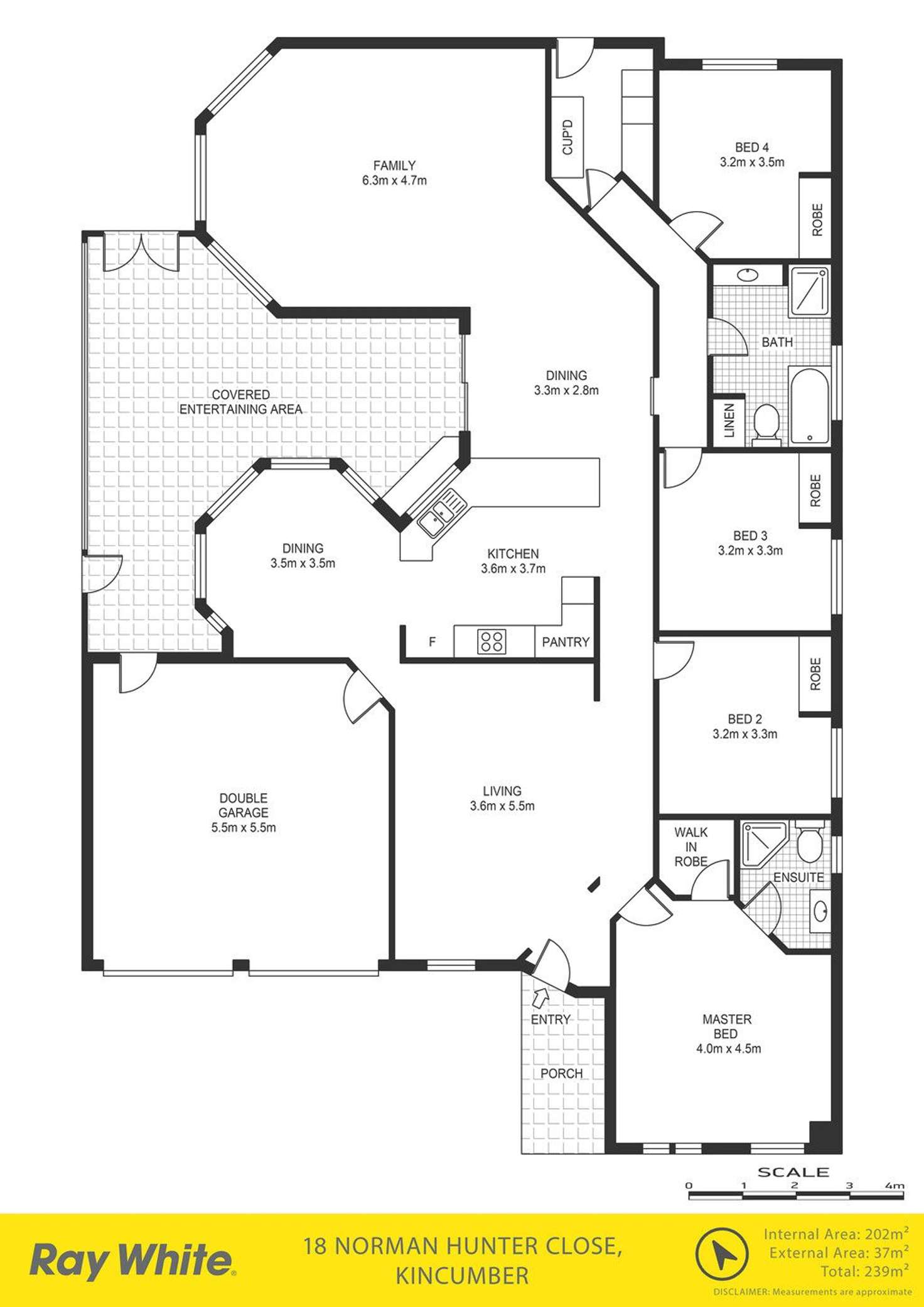 Floorplan of Homely house listing, 18 Norman Hunter Close, Kincumber NSW 2251