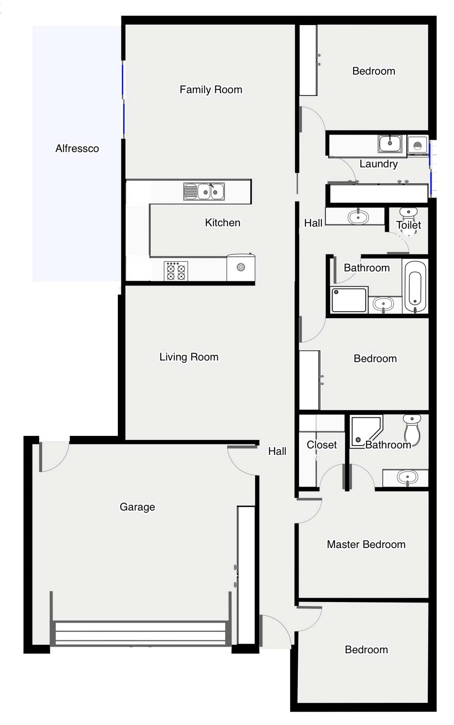 Floorplan of Homely house listing, 3 Ontario Park Drive, Mildura VIC 3500