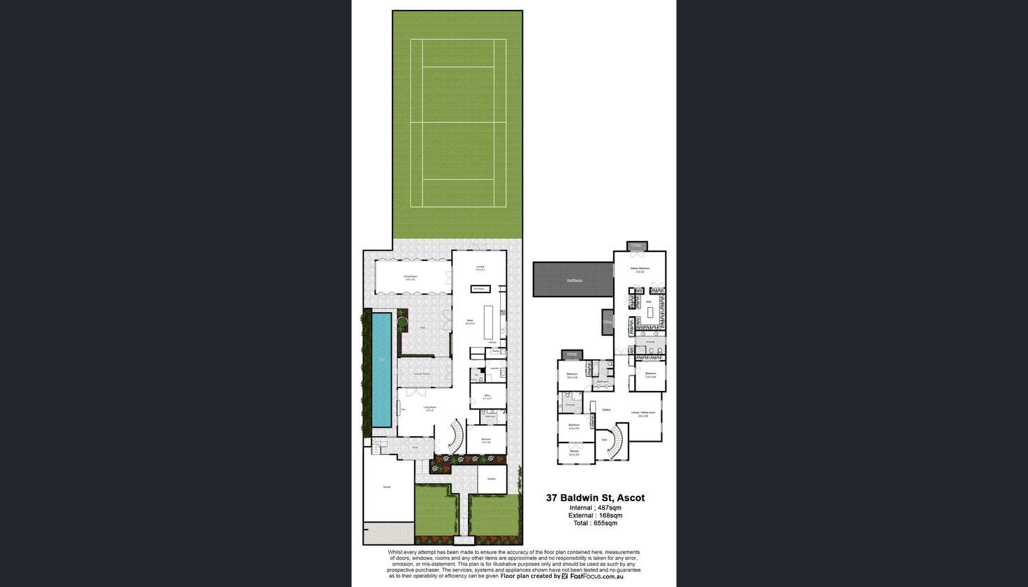 Floorplan of Homely house listing, 37 Baldwin Street, Ascot QLD 4007