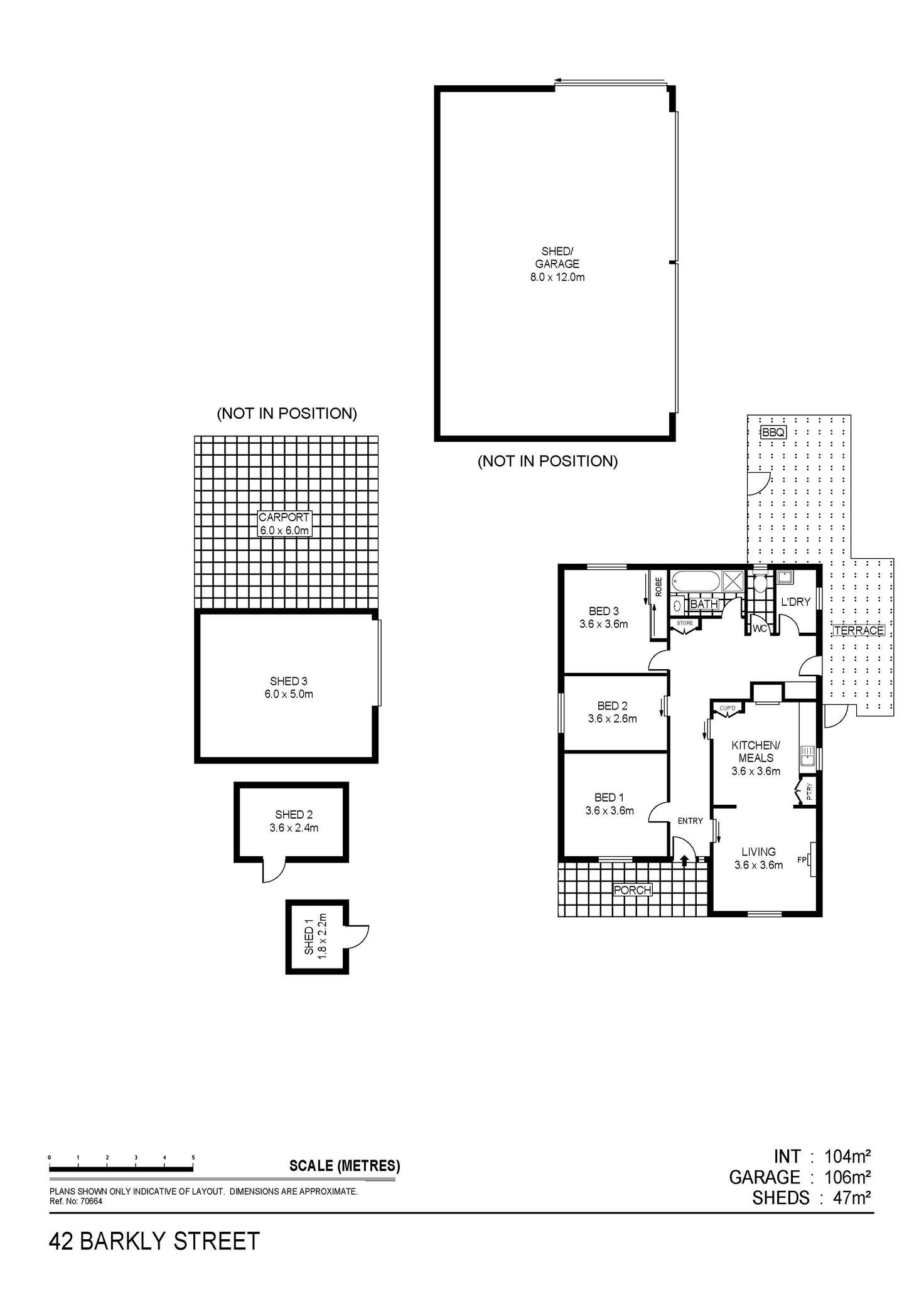 Floorplan of Homely house listing, 42 Barkly Street, Dunolly VIC 3472