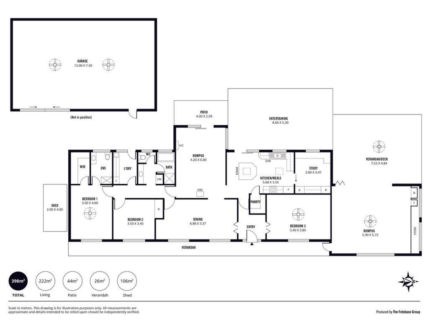 Floorplan of Homely house listing, 1 Lungenmuss Court, Nairne SA 5252