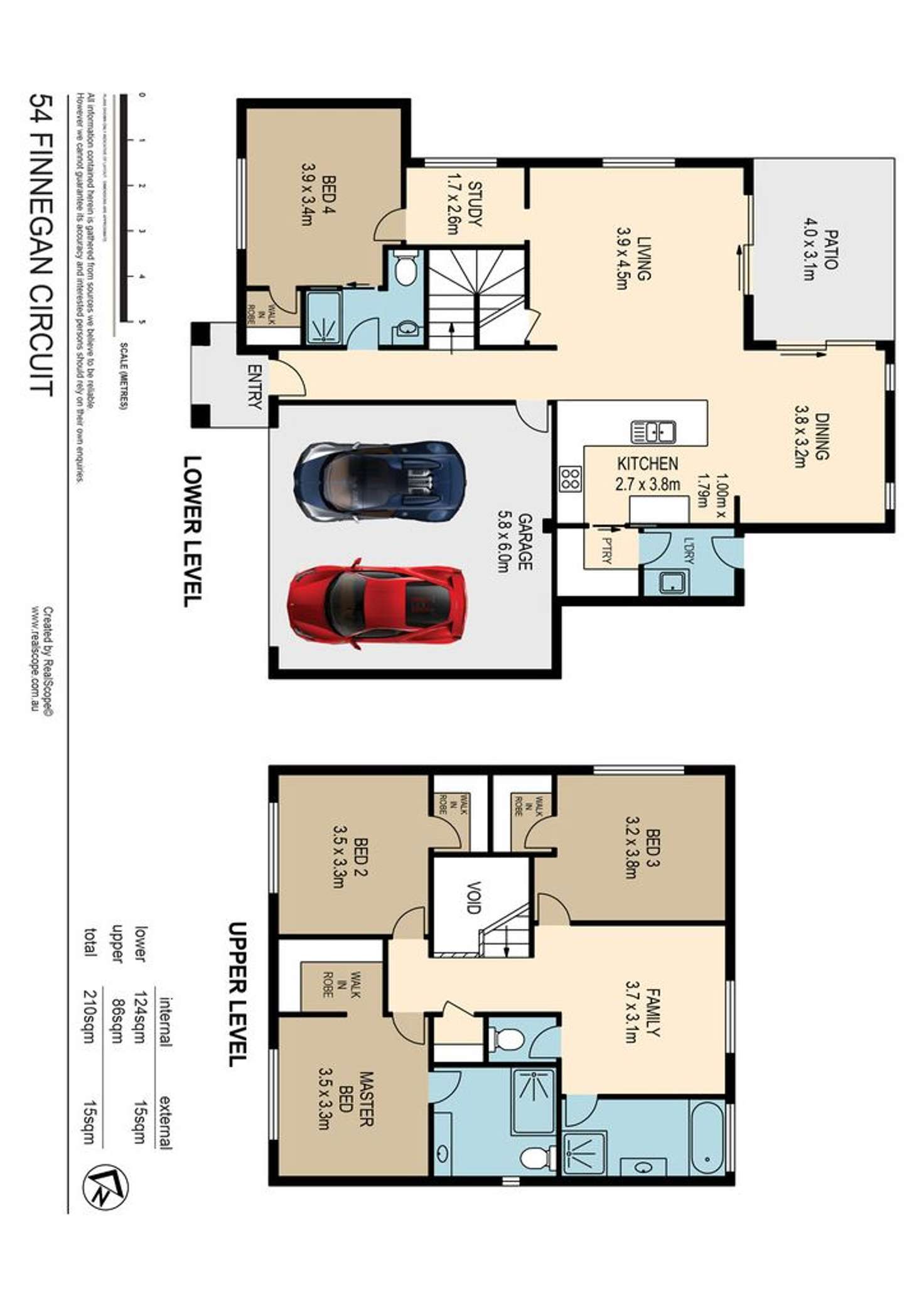 Floorplan of Homely house listing, 54 Finnegan Circuit, Oxley QLD 4075