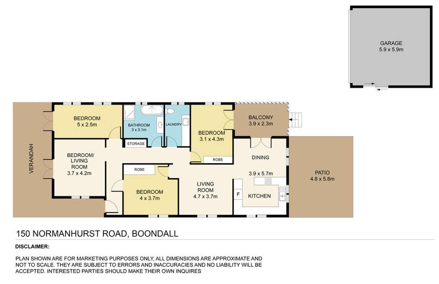 Floorplan of Homely house listing, 150 Normanhurst Road, Boondall QLD 4034