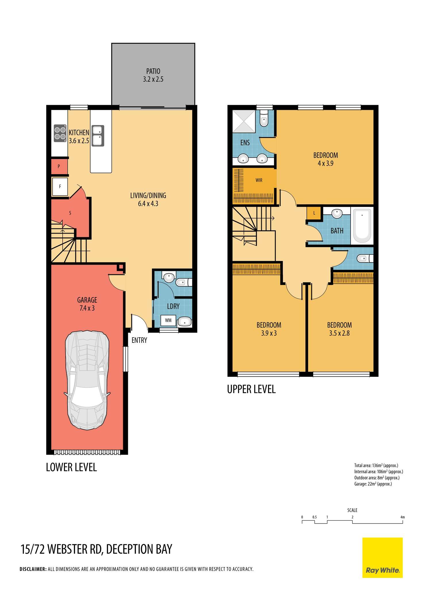 Floorplan of Homely townhouse listing, 15/72 Webster Road, Deception Bay QLD 4508