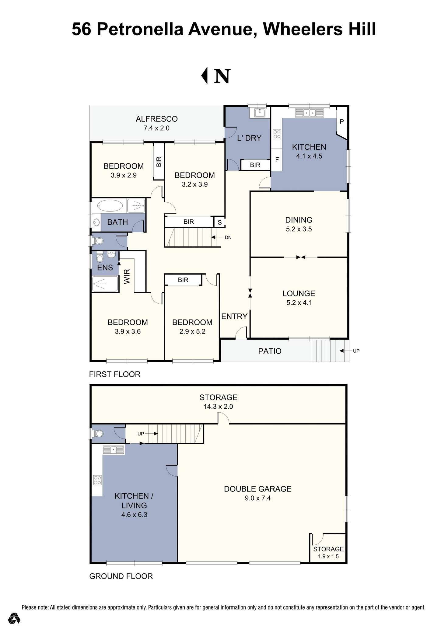 Floorplan of Homely house listing, 56 Petronella Avenue, Wheelers Hill VIC 3150