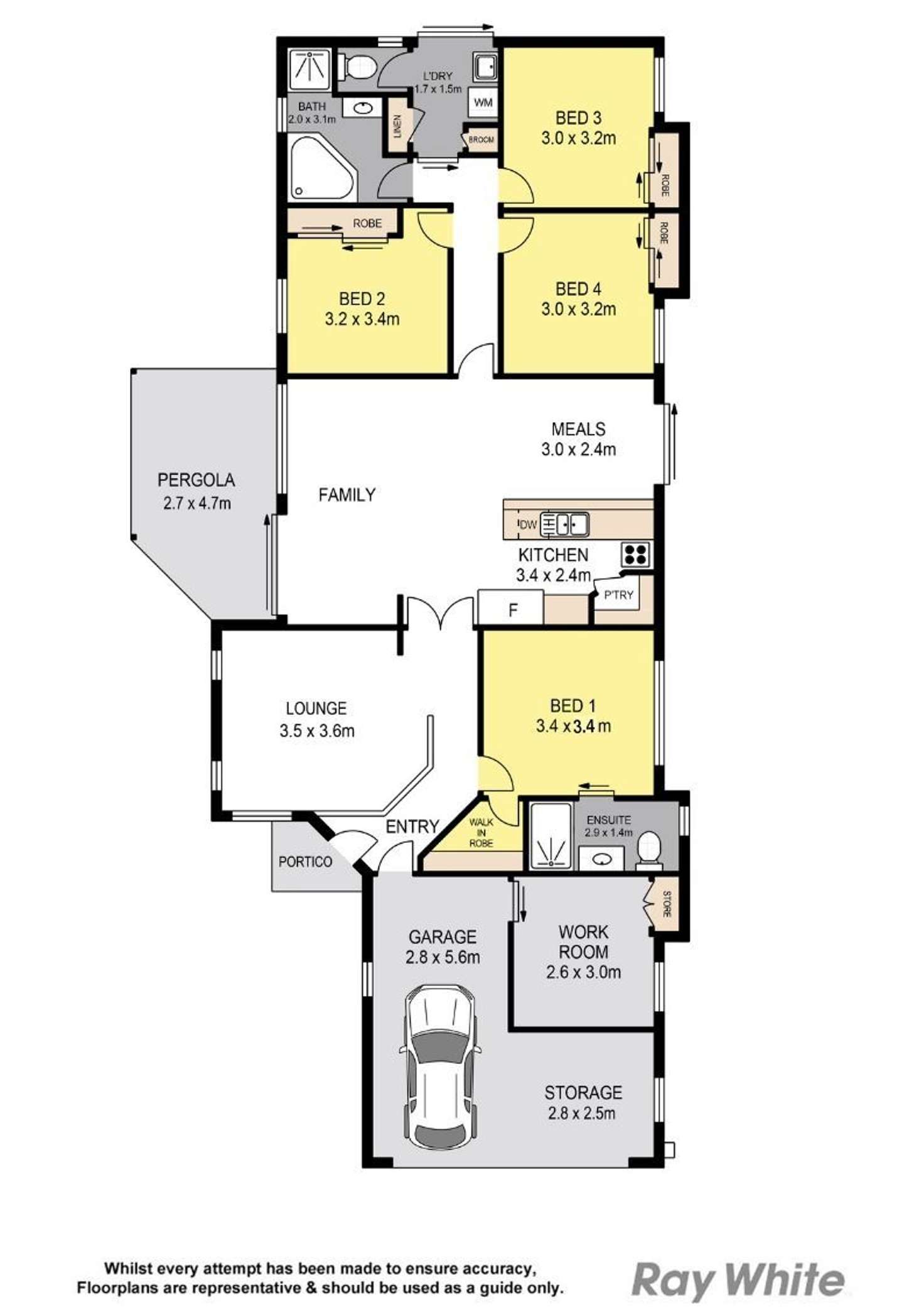 Floorplan of Homely house listing, 10 Fitzroy Crescent, Murrumba Downs QLD 4503
