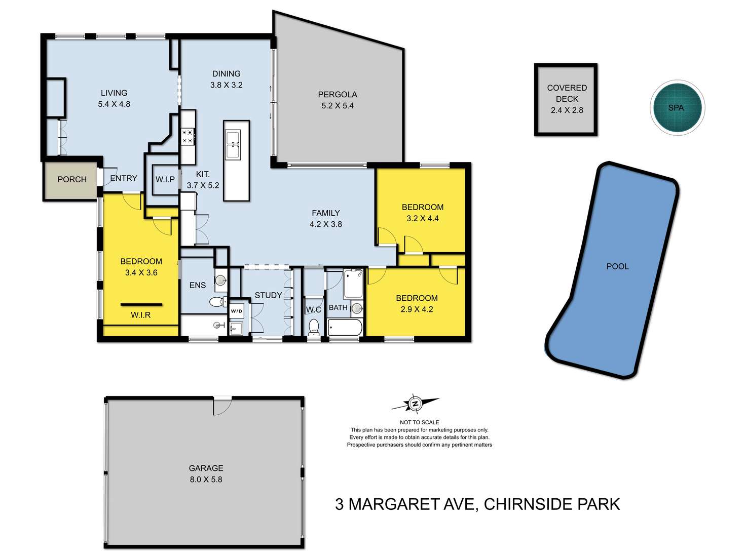 Floorplan of Homely house listing, 3 Margaret Avenue, Chirnside Park VIC 3116