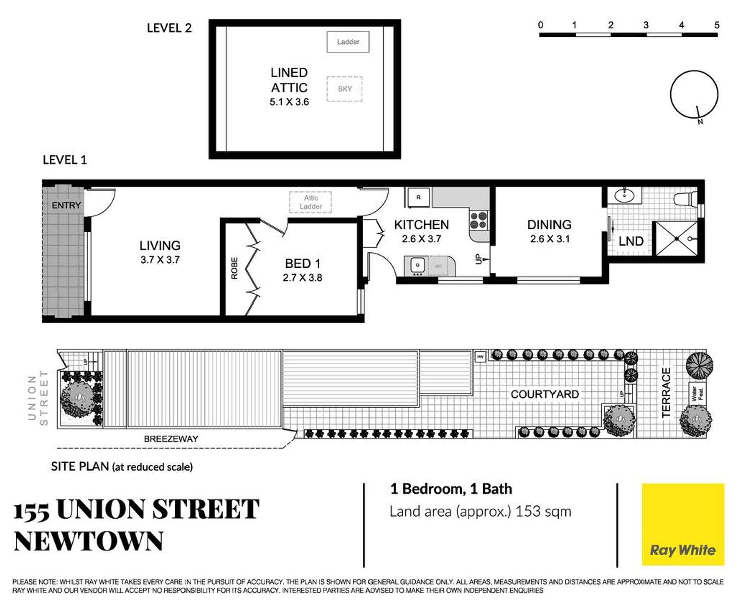 Floorplan of Homely house listing, 155 Union Street, Newtown NSW 2042