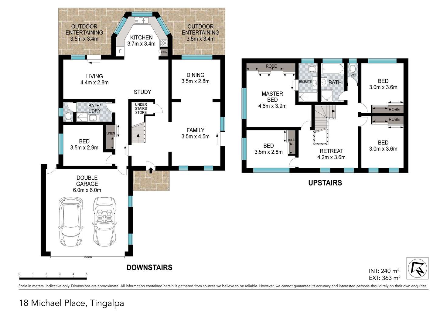 Floorplan of Homely house listing, 18 Michael Place, Tingalpa QLD 4173