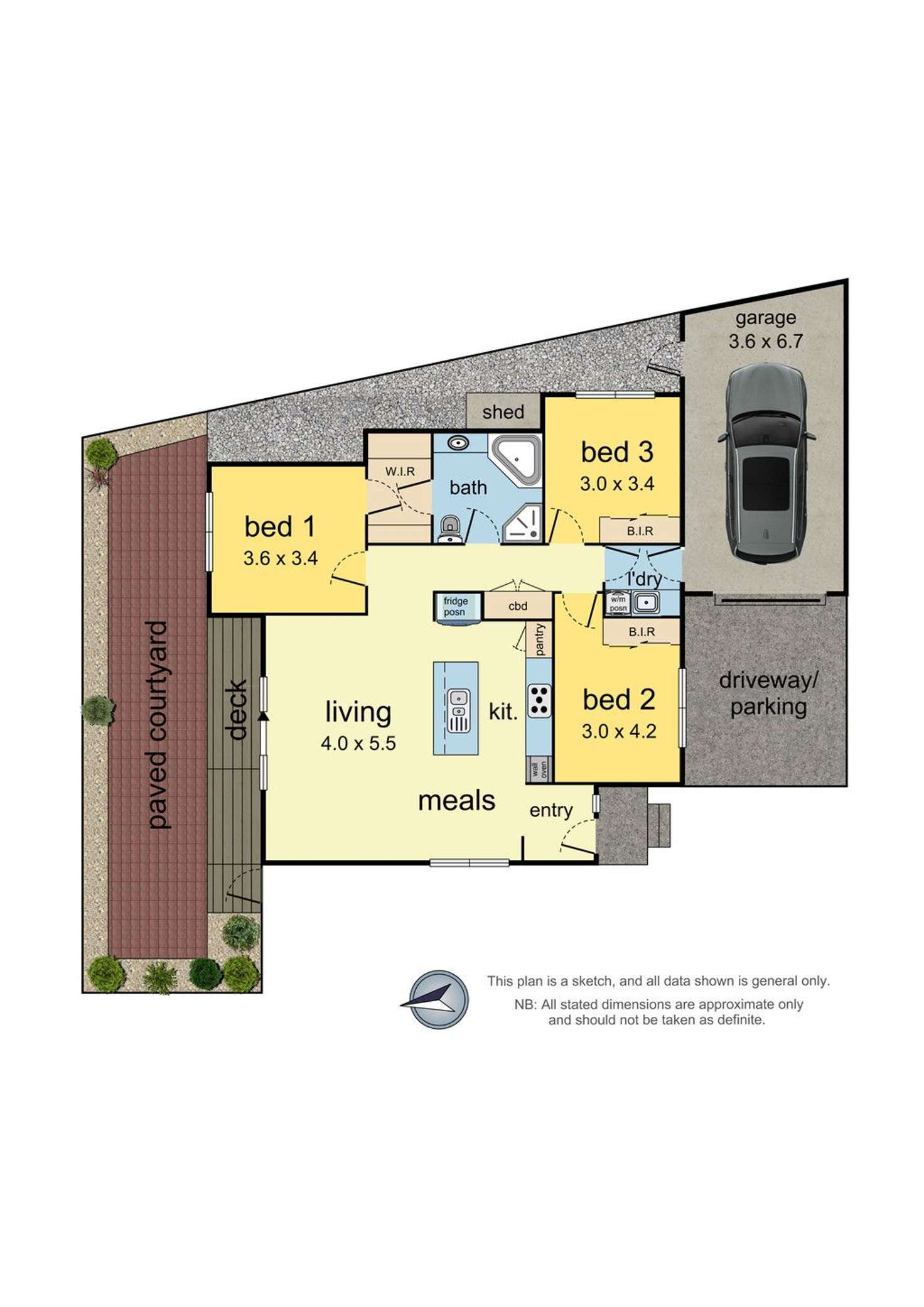 Floorplan of Homely unit listing, 6/51 Mountain View Road, Kilsyth VIC 3137