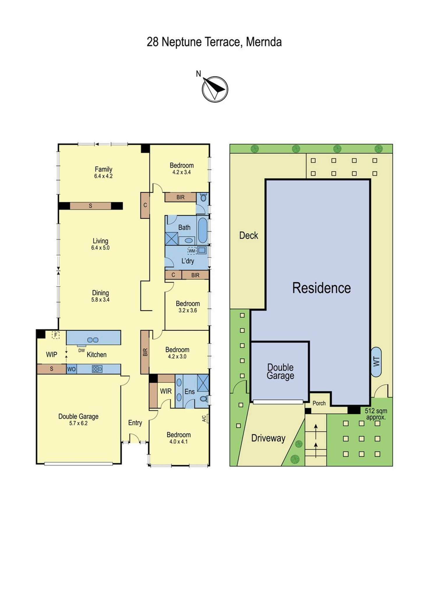 Floorplan of Homely house listing, 28 Neptune Terrace, Mernda VIC 3754