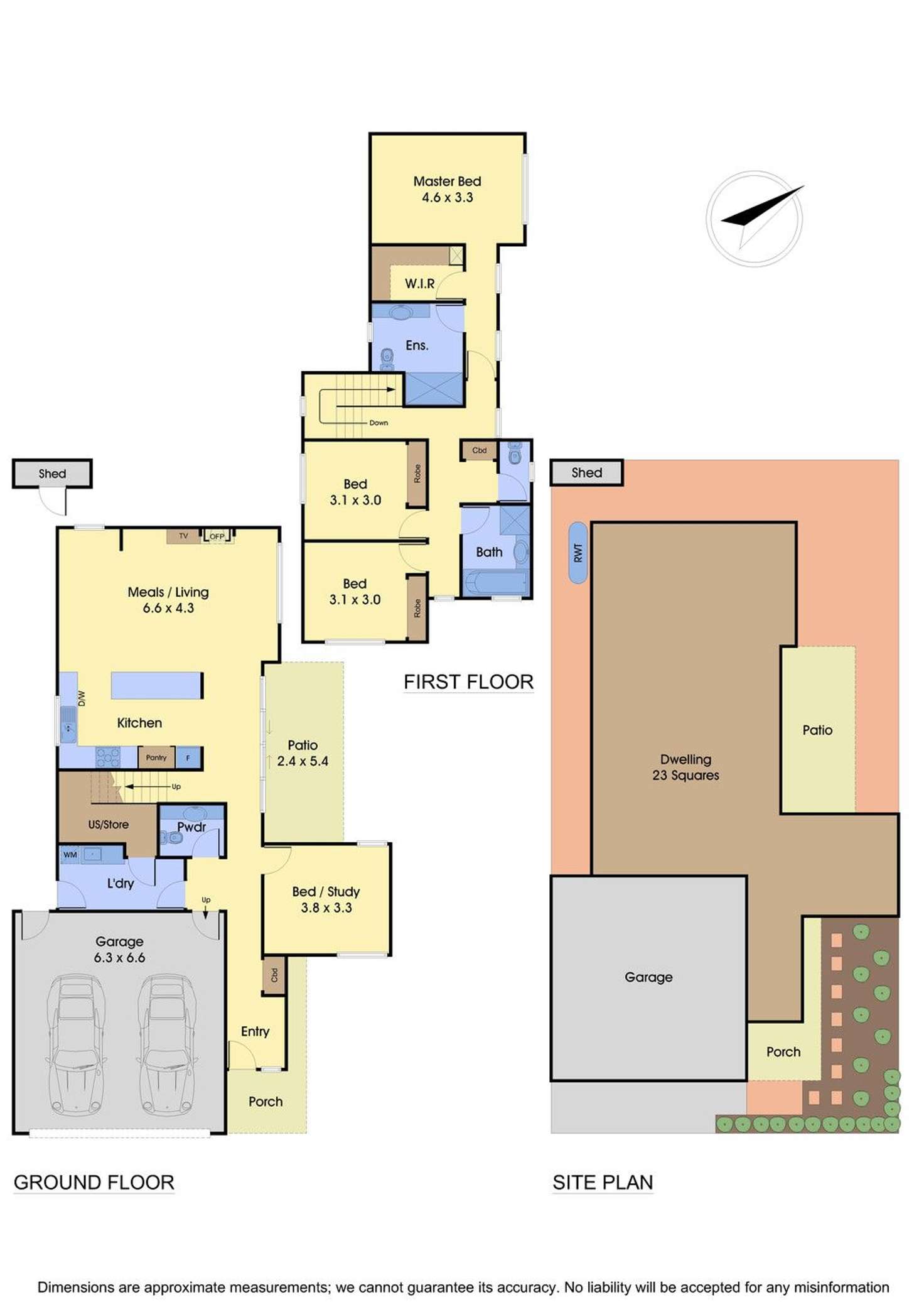 Floorplan of Homely house listing, 22 Gearon Avenue, Rowville VIC 3178