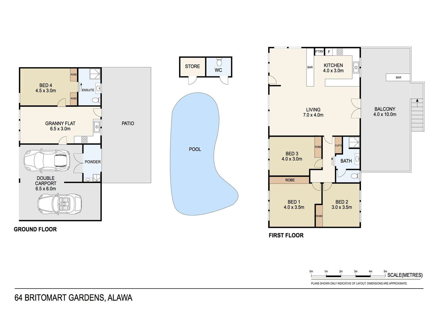 Floorplan of Homely house listing, 64 Britomart Gardens, Alawa NT 810