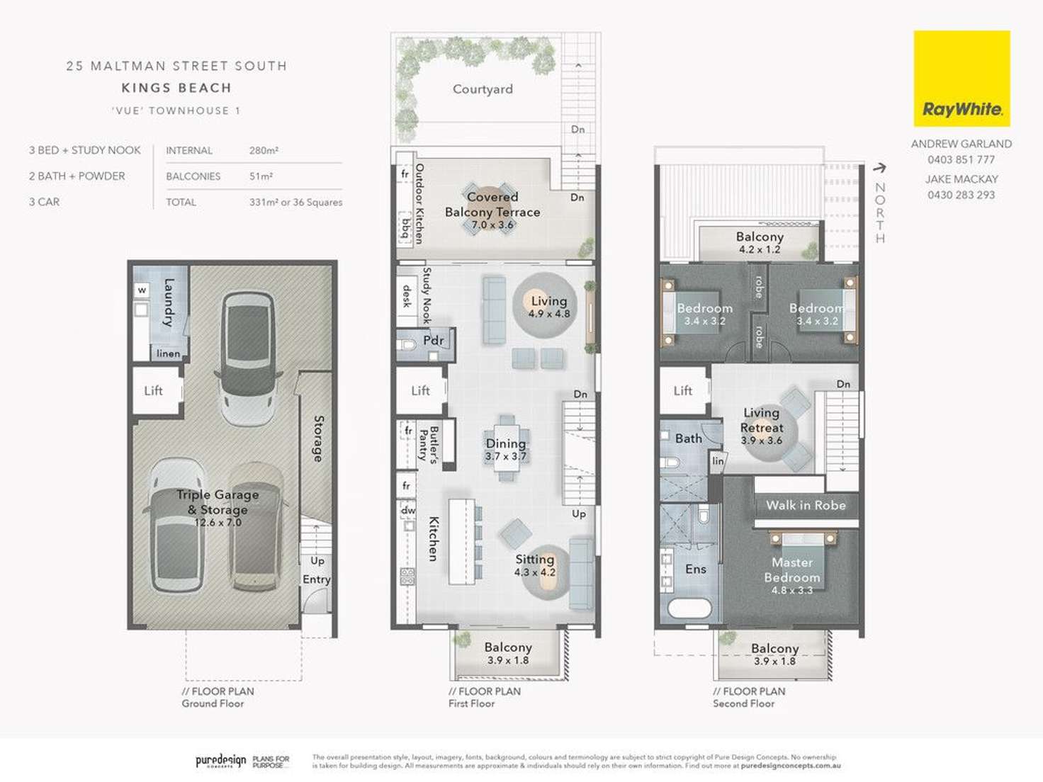 Floorplan of Homely unit listing, Residence 1/25 Maltman Street South, Kings Beach QLD 4551