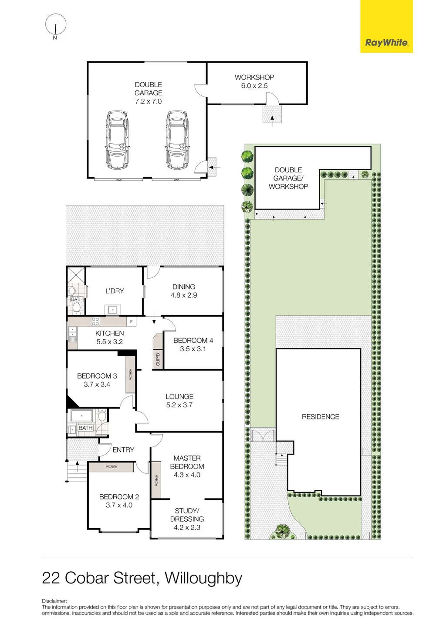 Floorplan of Homely house listing, 22 Cobar Street, Willoughby NSW 2068