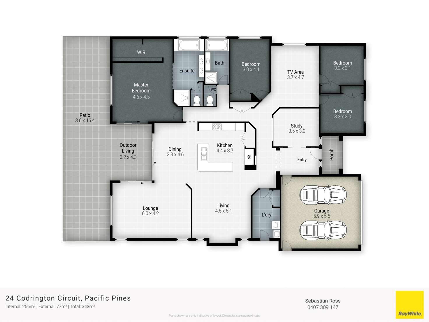 Floorplan of Homely house listing, 24 Codrington Circuit, Pacific Pines QLD 4211