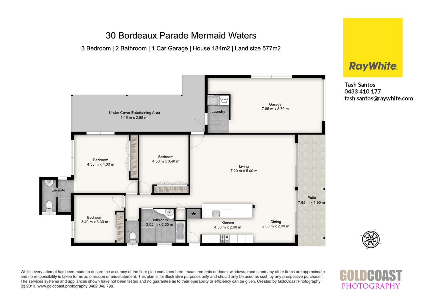 Floorplan of Homely house listing, 30 Bordeaux Parade, Mermaid Waters QLD 4218