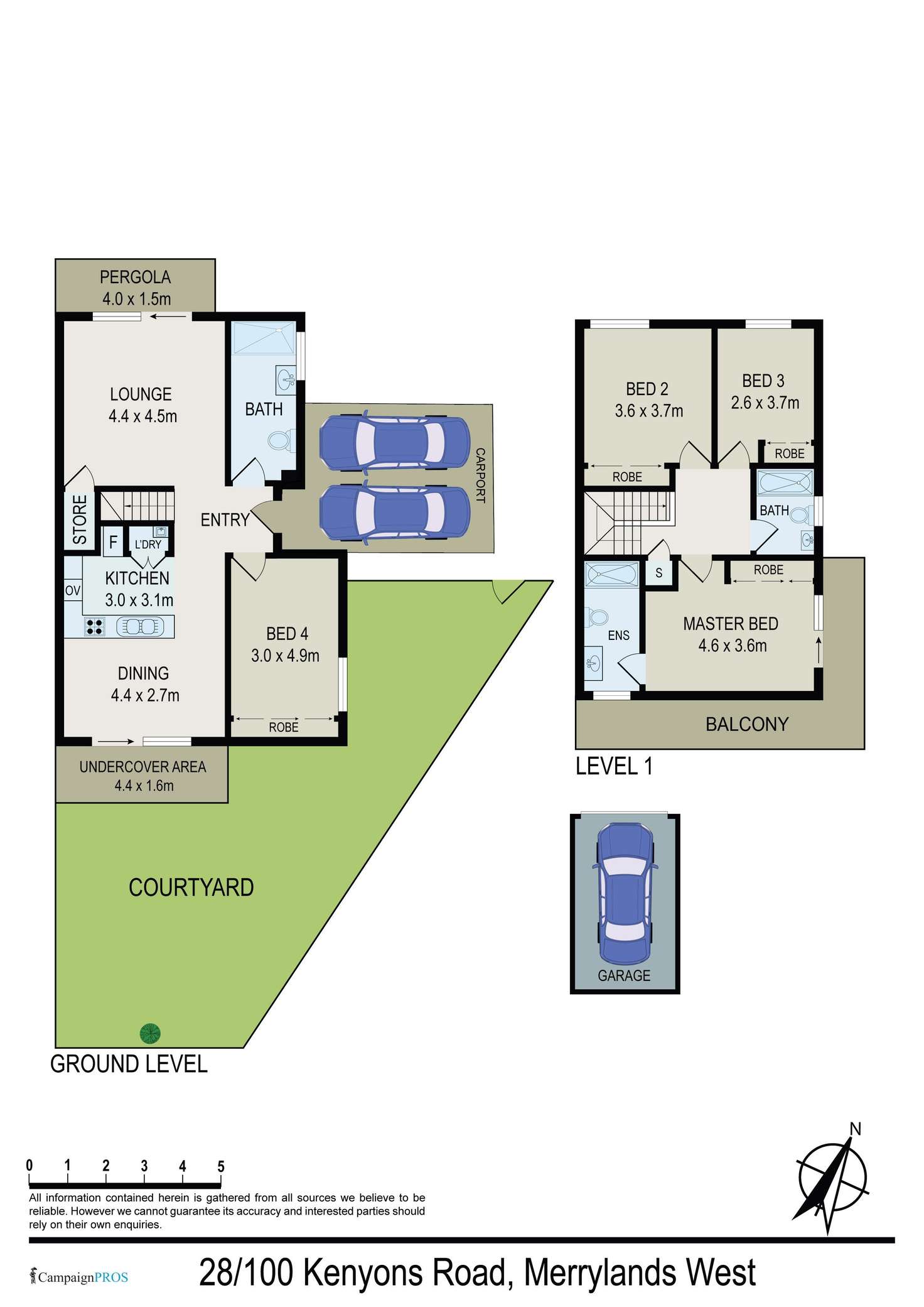 Floorplan of Homely townhouse listing, 28/100 Kenyons Road, Merrylands West NSW 2160