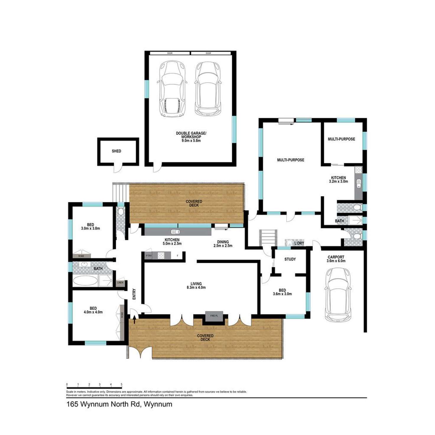 Floorplan of Homely house listing, 165 Wynnum North Road, Wynnum QLD 4178