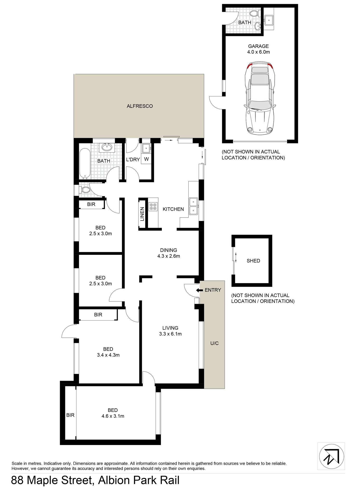 Floorplan of Homely house listing, 88 Maple Street, Albion Park Rail NSW 2527