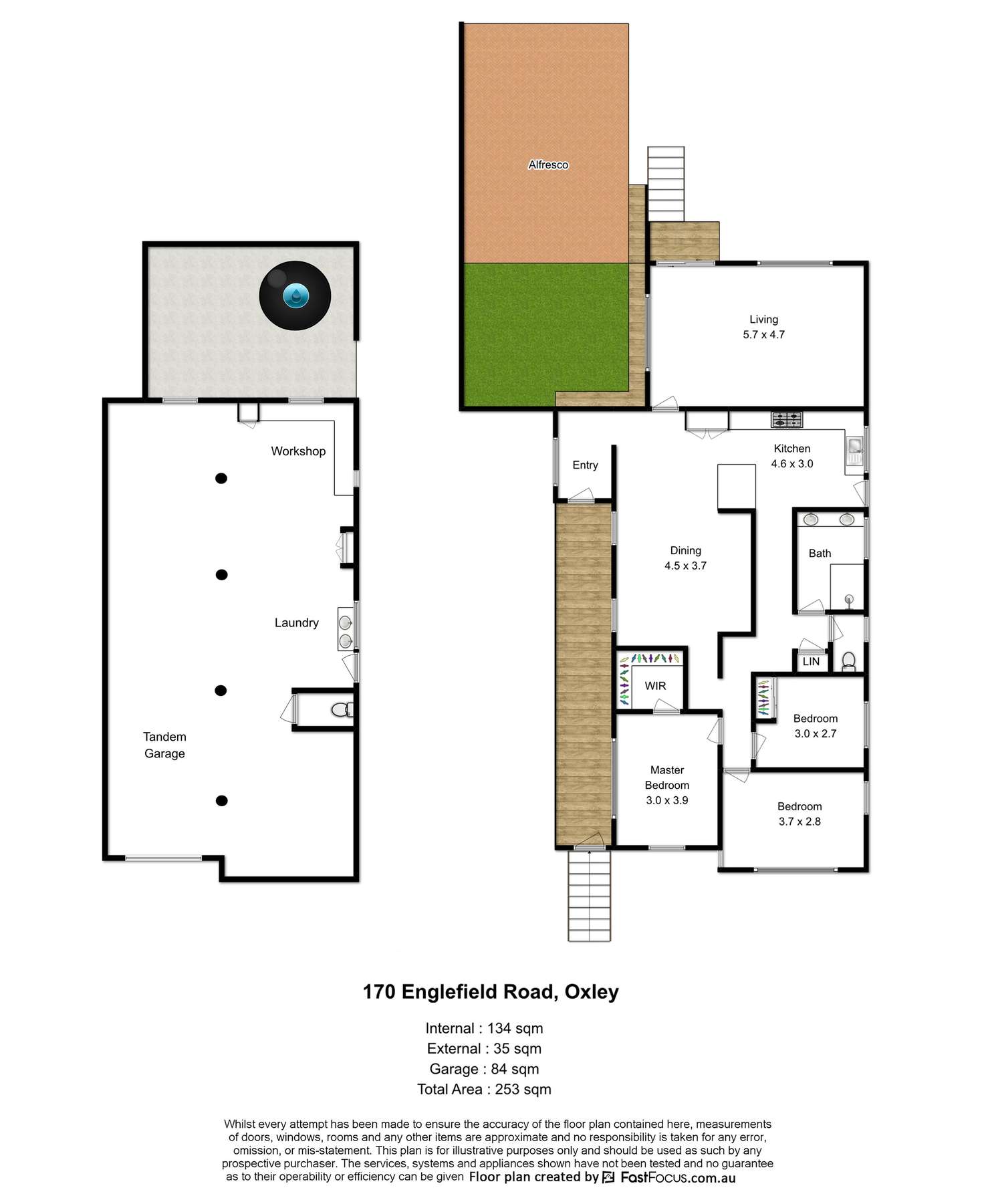 Floorplan of Homely house listing, 170 Englefield Road, Oxley QLD 4075