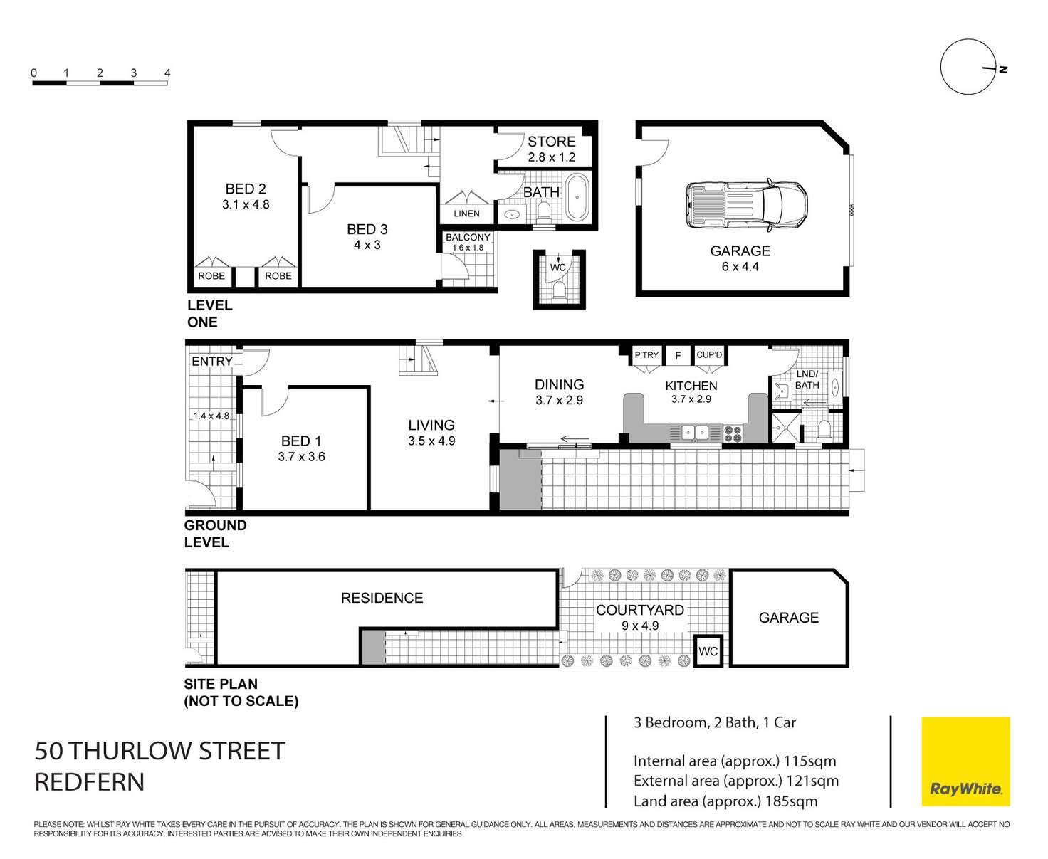 Floorplan of Homely house listing, 50 Thurlow Street, Redfern NSW 2016