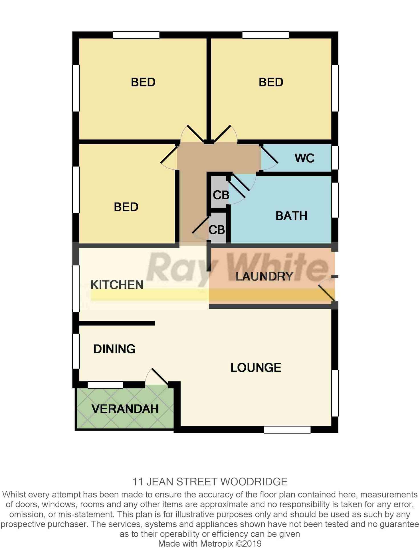 Floorplan of Homely house listing, 11 Jean Street, Woodridge QLD 4114